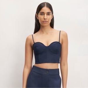 Everlane corset top sz 6 NWT